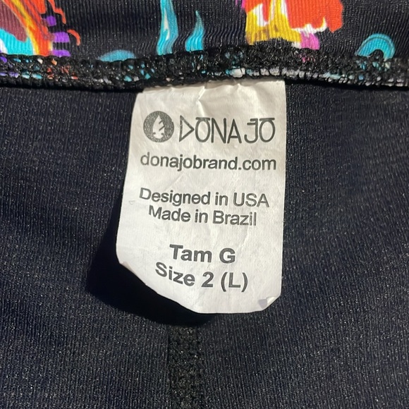 Dōna Jō Floral Black Skort - Picture 5 of 9